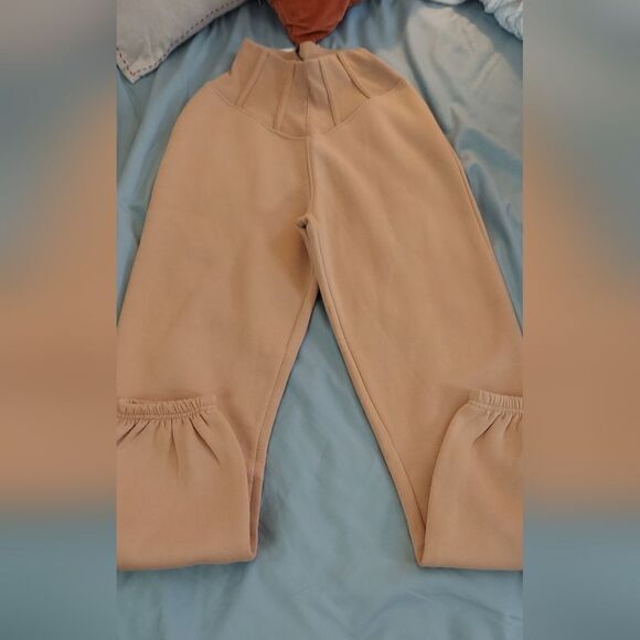 **NWT** Tan Corset Jogger Sofia Richie Missguided sz S/M US 2 - Picture 3 of 9
